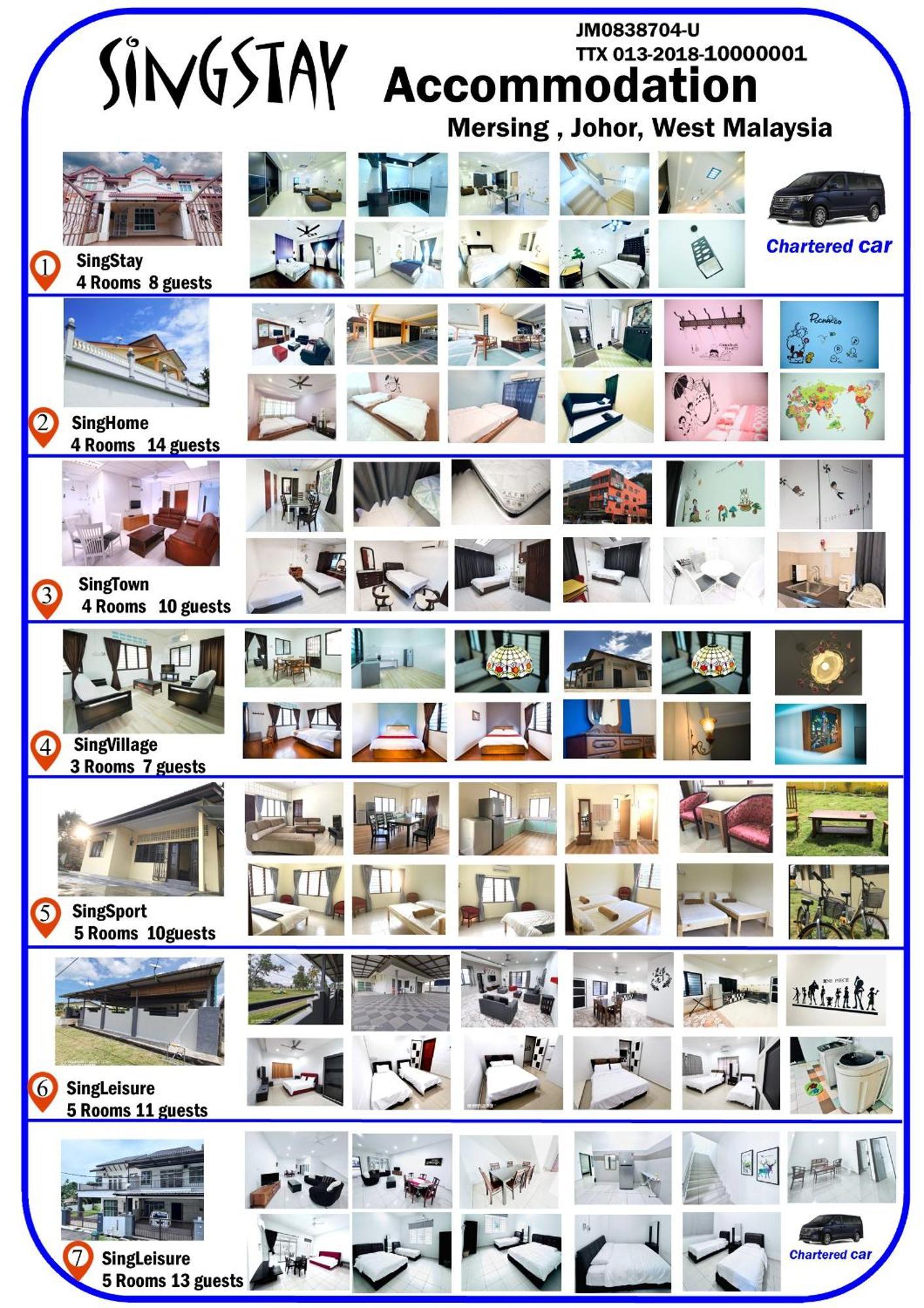 Singstay Guesthouse Mersing Bagian luar foto